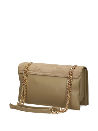 Love Moschino borsa a spalla in suede tortora JC4127PP0N-KB1 10A MOSCHINO LOVE 