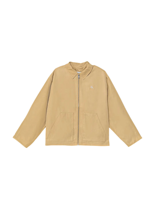 Calvin Klein Jeans giubbino bambino con zip cammello