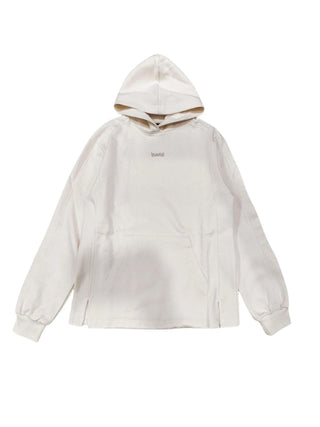 Disclaimer felpa bambino con cappuccio bianco latte 58650 LATTE DISCLAIMER 