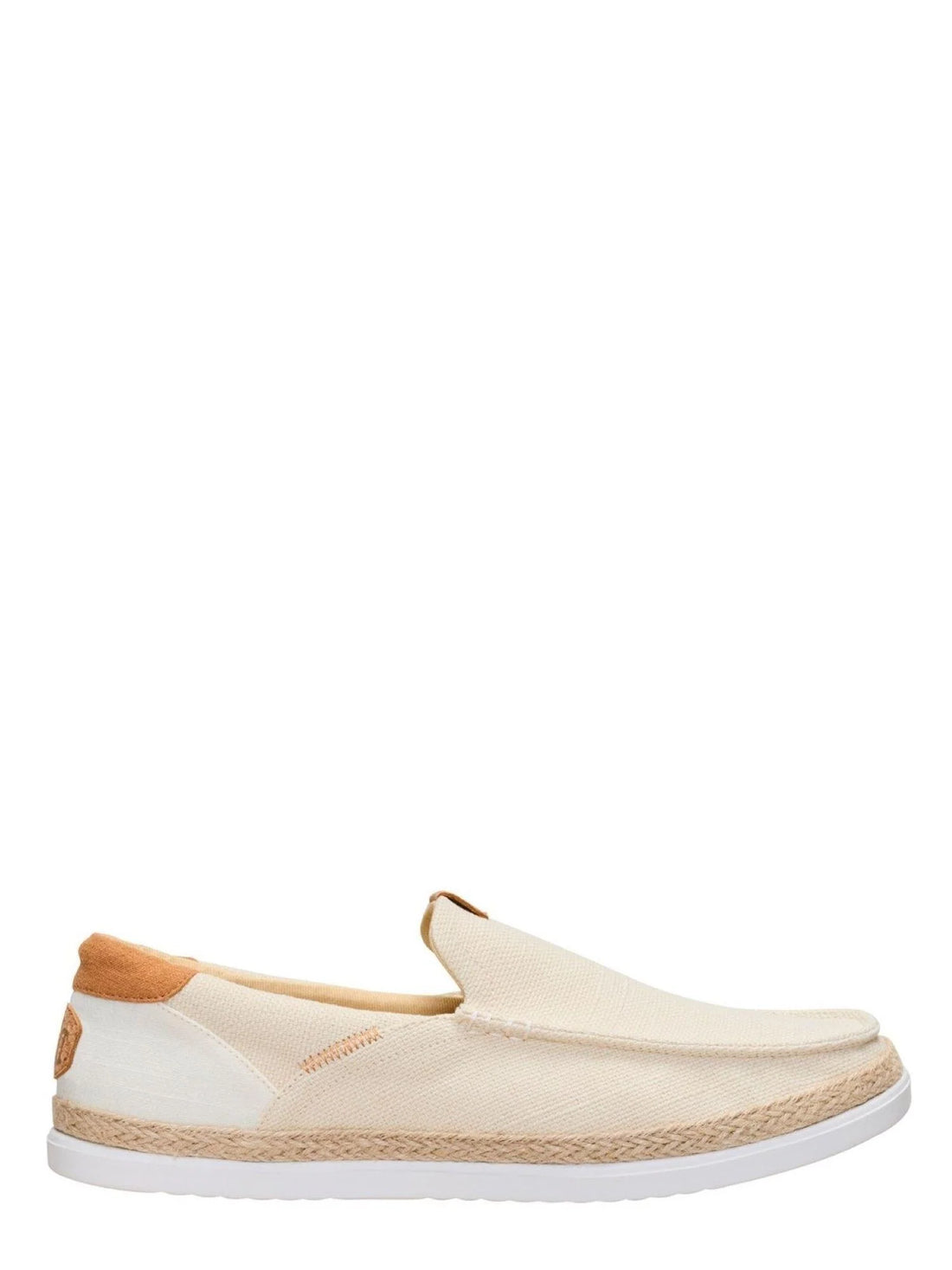 Hey Dude mocassino uomo Harbor Loafer Espadrille ecrù