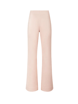 Pinko pantaloni Pinolo flare satin rosa