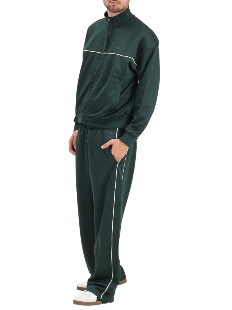 Lacoste pantaloni uomo gamba larga verde