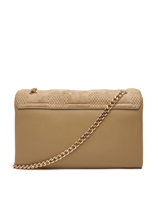 Love Moschino borsa a spalla in suede tortora JC4122PP0N-KB1 10A MOSCHINO LOVE 