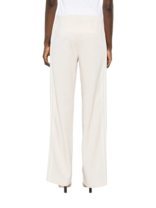Aniye By pantaloni gamba larga con bande laterali beige chiaro