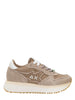 Sun68 sneakers Big Stargirl in suede e tessuto tortora