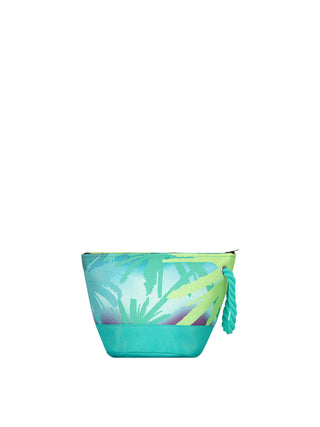 Me Fui pochette donna in fantasia tropicale verde MA26-SW0010 X44 ME FUI