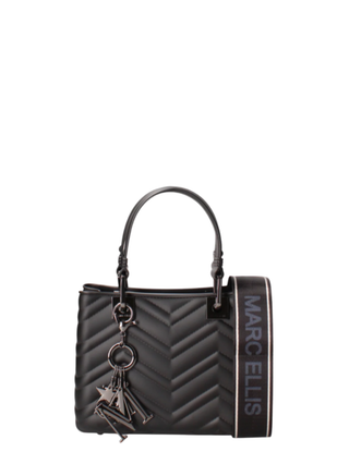 Marc Ellis borsa Flat Krissy S Wave nero argento FLAT KRISSY S WAVE 25 BLACK-CDF MARC ELLIS 