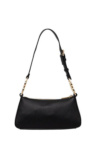 Love Moschino borsa a spalla in ecopelle martellata nero