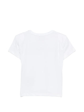 John Richmond T-shirt bambina Tati con logo bianco