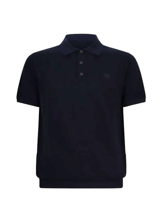Liu Jo polo in maglia uomo manica corta blu scuro