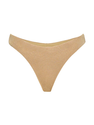 Me Fui slip mare lurex donna oro