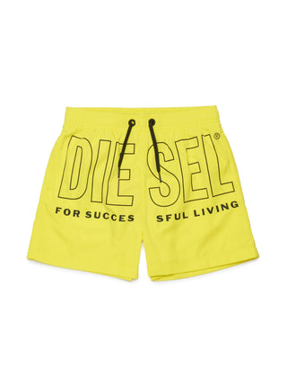 Diesel boxer mare bambino con logo giallo