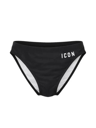 Icon slip mare bambino con logo nero