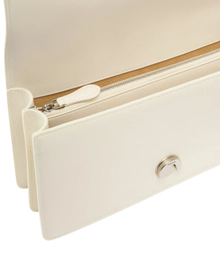 Pinko borsa Love Bag Classic One Simply in pelle bianco latte oro 100941-A0F1 Z14O PINKO