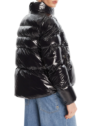 Pinko piumino Mirko caban in nylon lucido nero 101598-A2P7 Z99 PINKO 