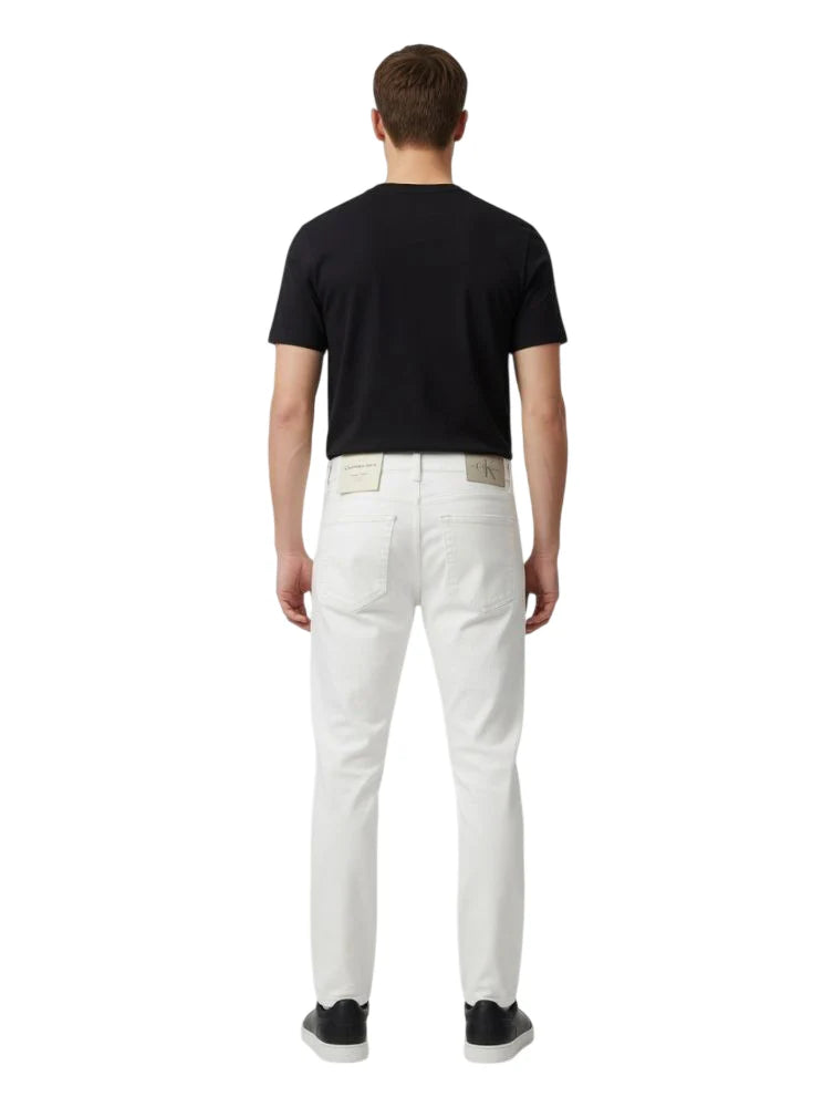 Calvin Klein Jeans jeans uomo tapered panna