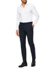 Le Braghe pantaloni in cotone uomo slim blu scuro