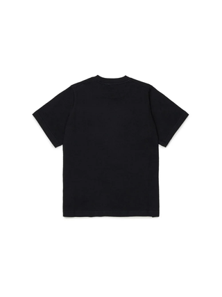 Dsquared2 T-shirt bambino con maxi logo nero