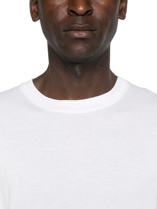 John Richmond T-shirt in cotone Pima bianco UMA25053TS WHITE John RICHMOND