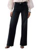 Liu Jo jeans flare vita alta con cintina lavaggio nero