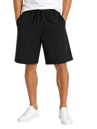 Disclaimer bermuda uomo con coulisse nero