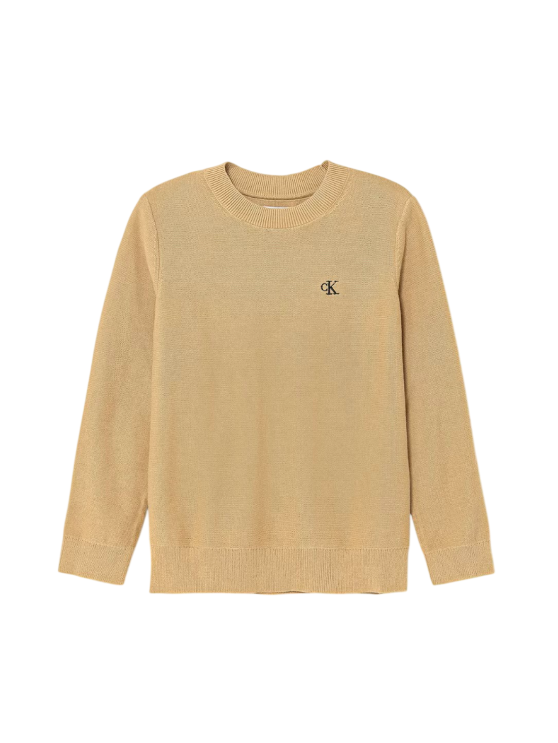 Calvin Klein Jeans maglia bambino in cotone beige