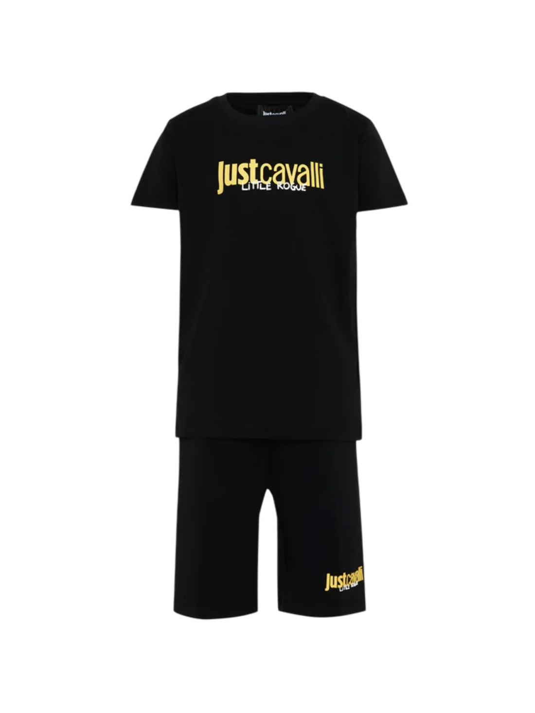 Just Cavalli completo bambino T-shirt  e shorts nero