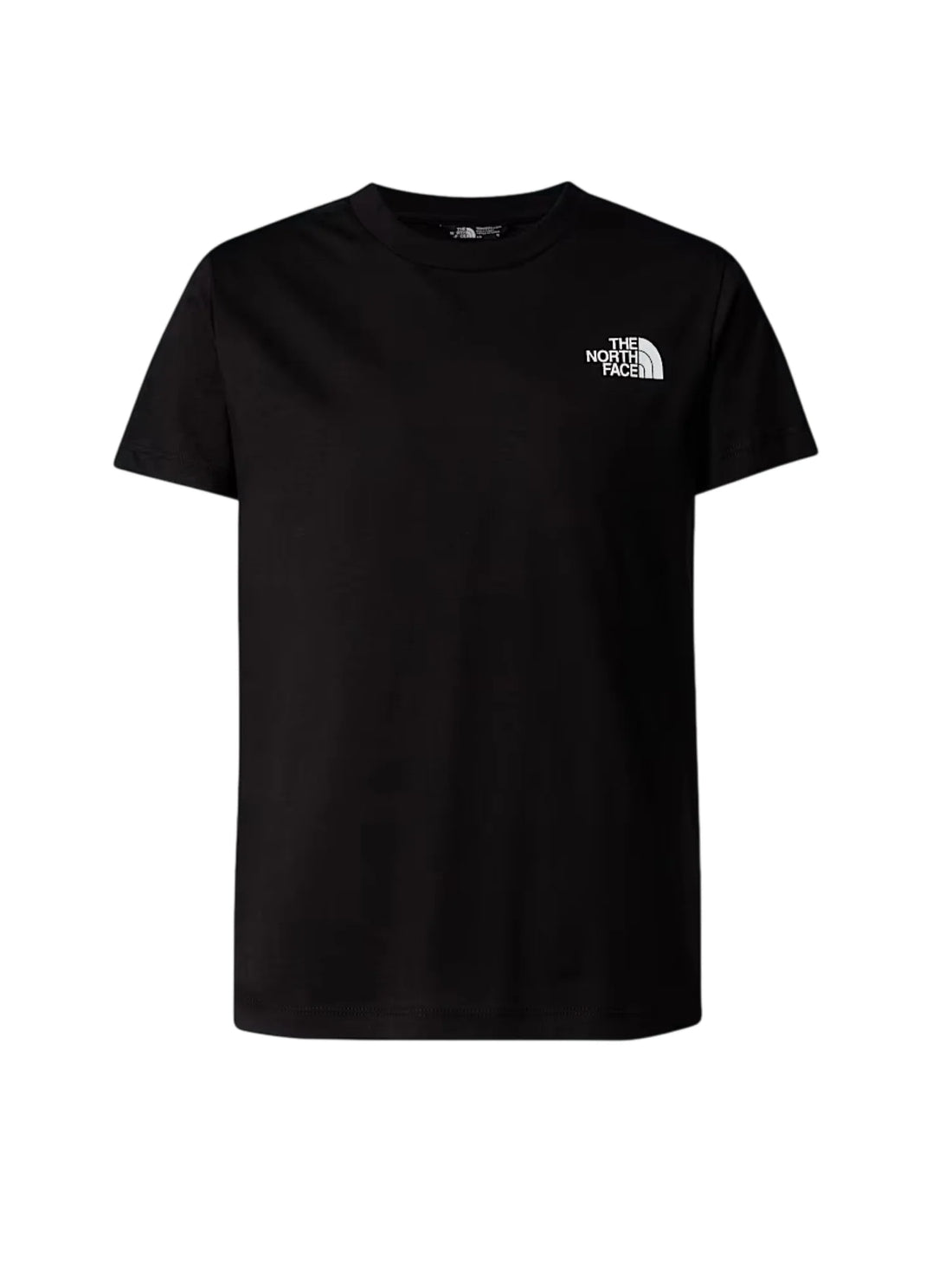 The North Face T-shirt manica corta bambino nero