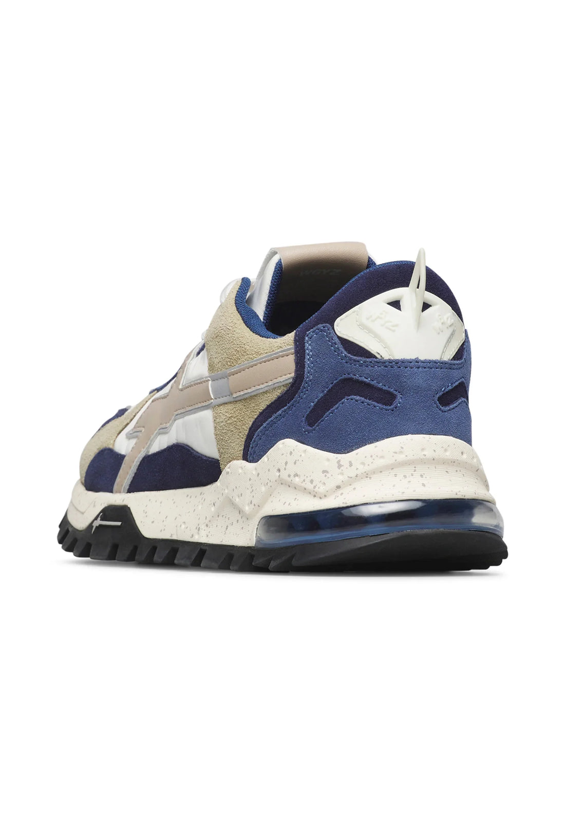 W6yz sneakers uomo Breeze in suede e tessuto tecnico blu verde