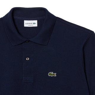 Lacoste polo manica corta 12.12 in piquè blu