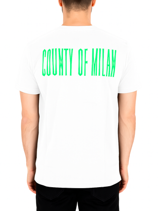 County of Milan T-shirt uomo manica corta panna CAMATH047 002 COUNTY OF MILAN