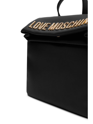 Love Moschino zaino donna in ecopelle con logo nero JC4306PP0N-KD0 00A MOSCHINO LOVE