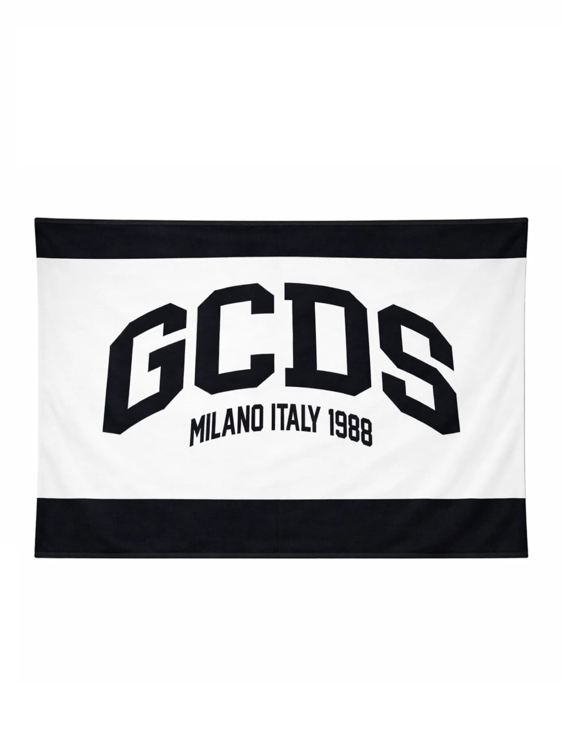 Gcds telo mare bambino con logo bianco nero