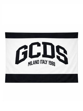 Gcds telo mare bambino con logo bianco nero