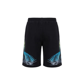 County of Milan bermuda bambino con stampa iconica nero