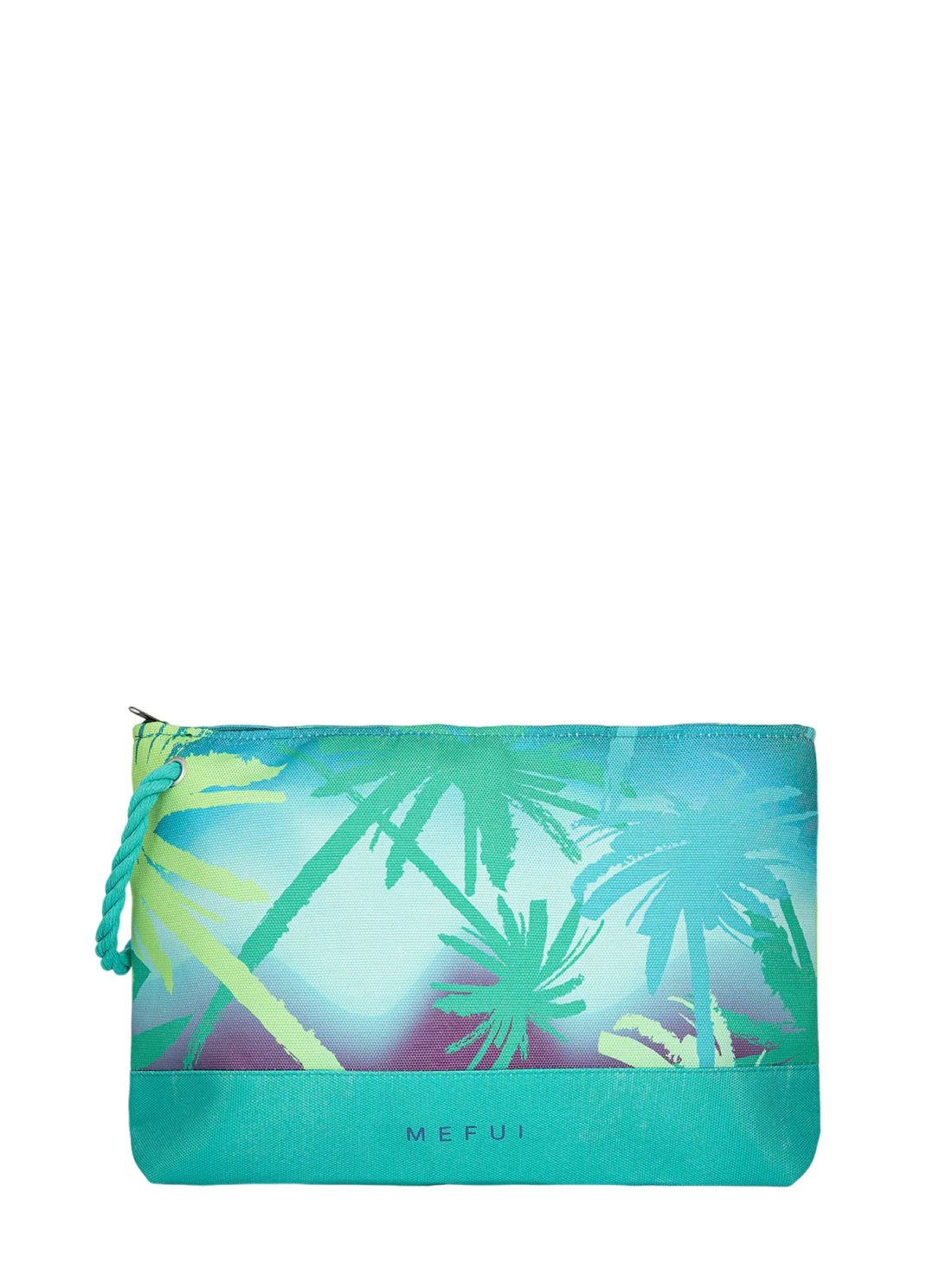 Me Fui pochette donna in fantasia tropicale verde