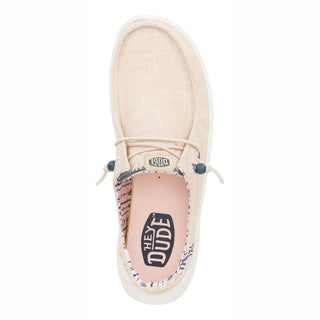 Hey Dude sneakers donna Wendy Peak Chambray Woven ecrù