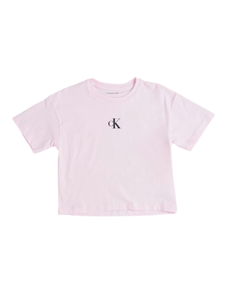 Calvin Klein Jeans T-shirt bambina manica corta rosa