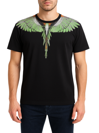 County of Milan T-shirt uomo con stampa iconica nero CAMATH027 110 COUNTY OF MILAN 