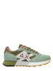 Sun68 sneakers uomo Jaki 2.0 bicolor verde salvia verde militare