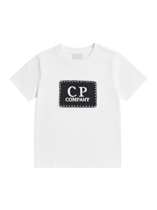 C.P. Company T-shirt bambino manica corta bianco CUM00T-LAA17 10135 C.P. COMPANY U16