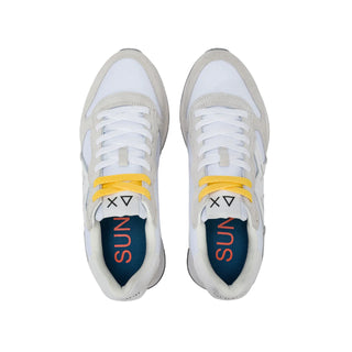 Sun68 sneakers uomo Jaki 2.0 bicolor bianco ecrù