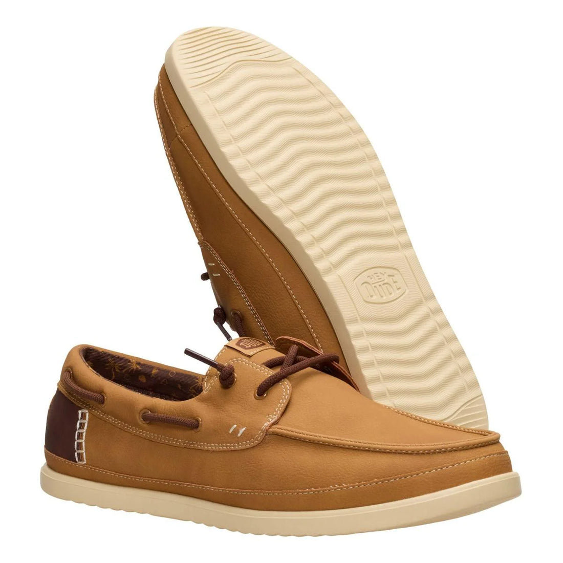 Hey Dude mocassini Harbor Lo Classic in ecopelle cuoio
