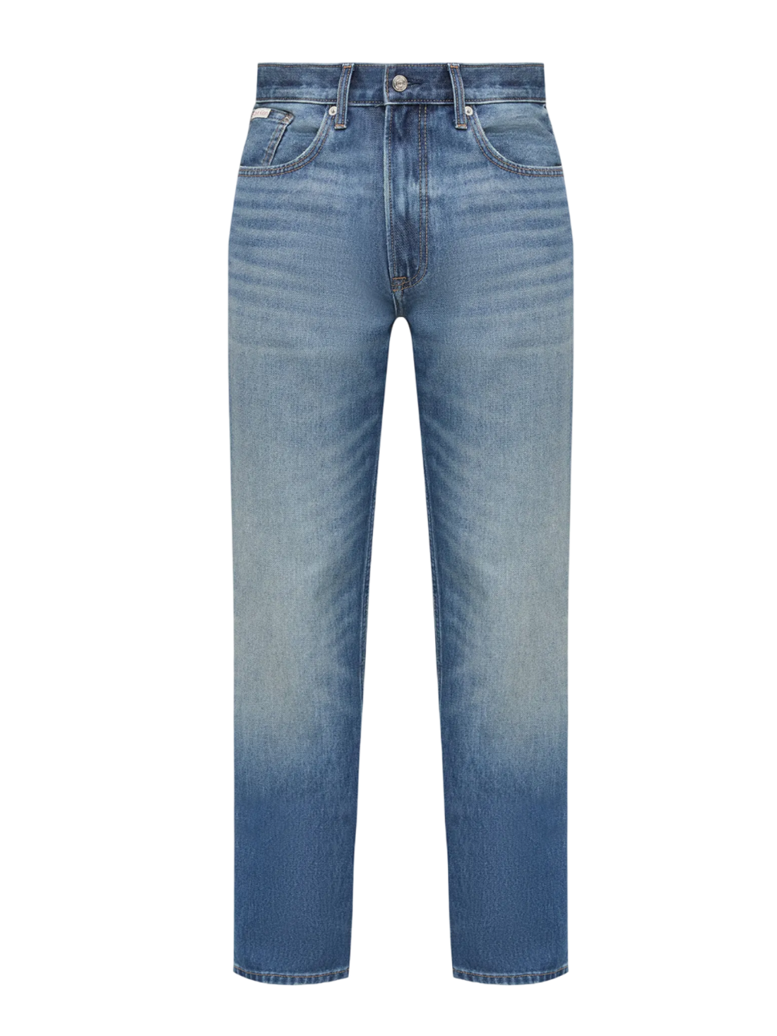 Calvin Klein Jeans jeans uomo gamba dritta lavaggio blu