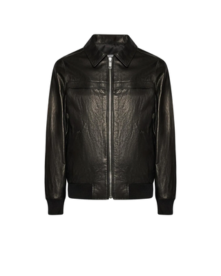 John Richmond giubbino uomo in pelle nero UMA25101GB BLACK John RICHMOND