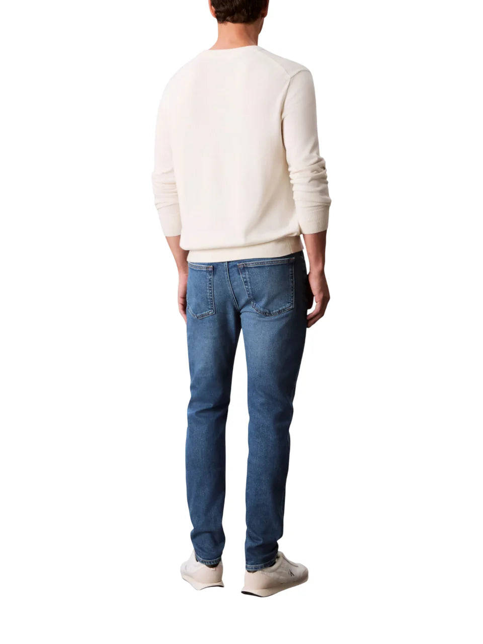 Calvin Klein Jeans jeans uomo gamba slim lavaggio blu