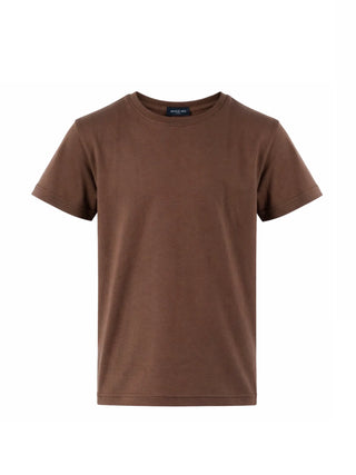 Emanuel Pris T-shirt bambino in filo di Scozia marrone