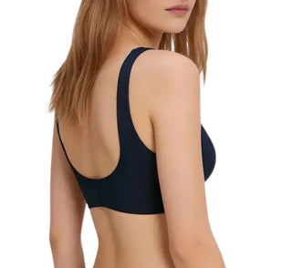 Tommy Hilfiger bikini top donna con cut out blu