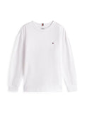 Tommy Hilfiger T-shirt bambino manica lunga bianco