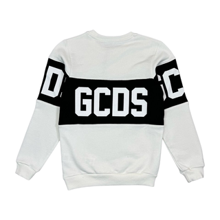 band logo crewneck B2JU1527BA2 BONE GCDS